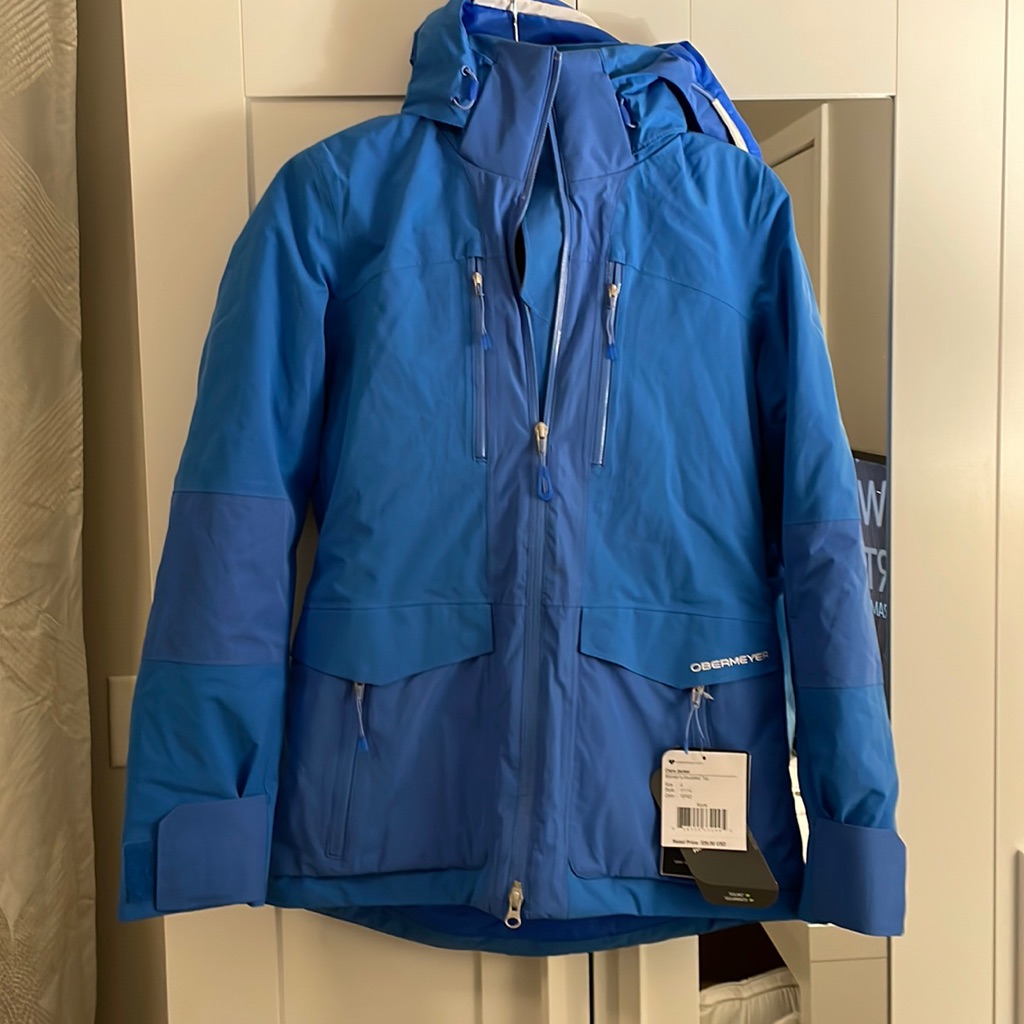 Brand New Obermeyer Blue Ski Coat - Size 4